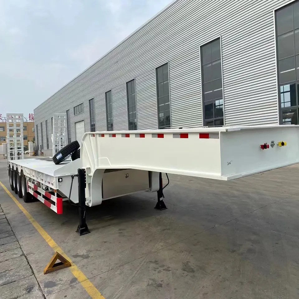 Heavy Duty Low Flatbed Loader Deck Lowboy Trailers