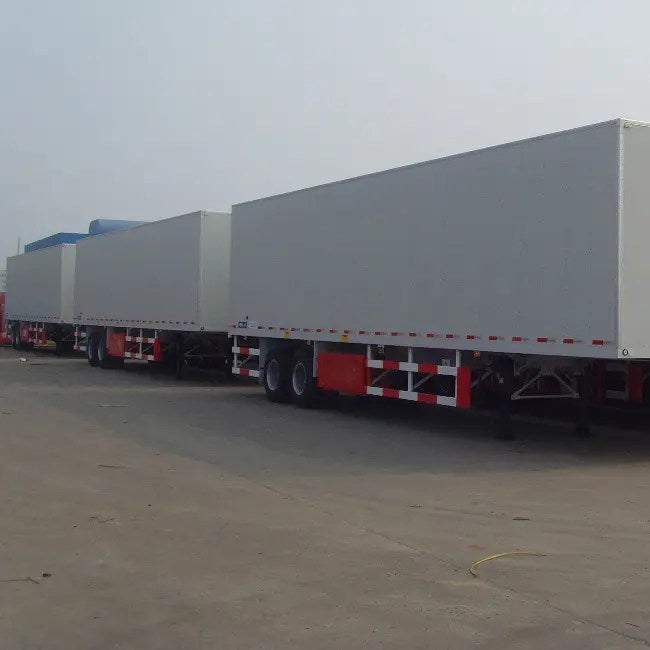 Three-Axle Cargo Box Semi Trailer