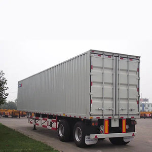 Three-Axle Cargo Box Semi Trailer